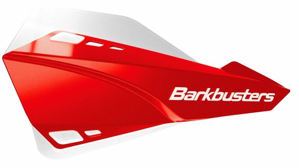 SP 1060767 BARKBUSTERS Sabre Handschutz Set Universal Befestigung Rot/Weiß  passend fuer   Rot