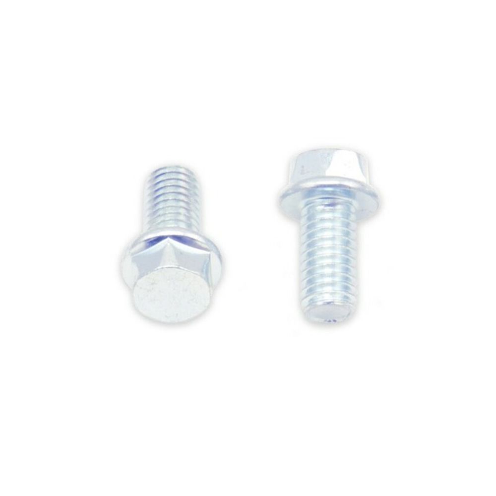 SP 1061395 BOLT Sechskantkopf-Flanschschrauben M6x1x12mm Schlüsselweite 8mm 10Stück  passend fuer   Silber