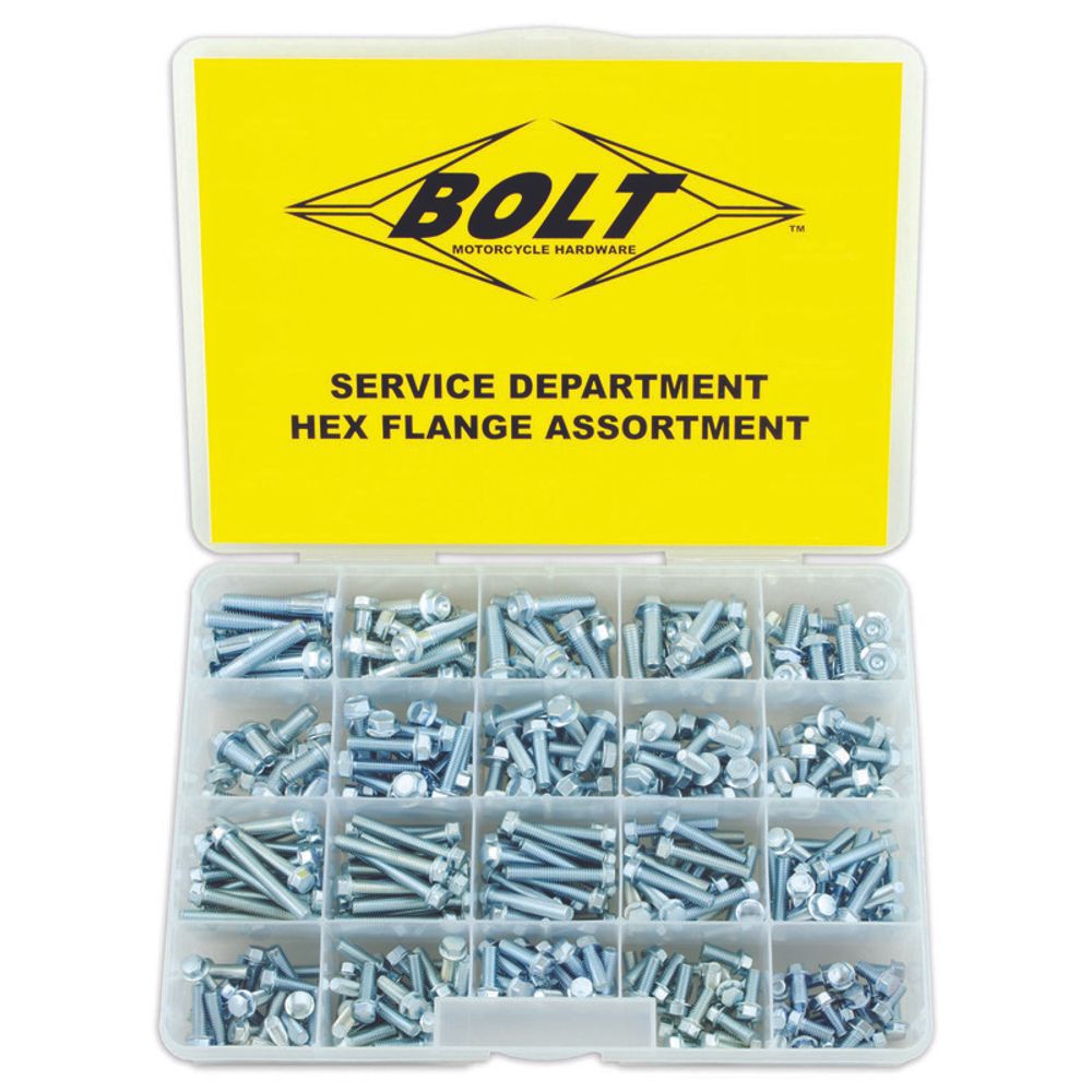 SP 1061512 BOLT Sechskant-Schraubensortiment Motor und Rahmen 352Stück  passend fuer   Silber