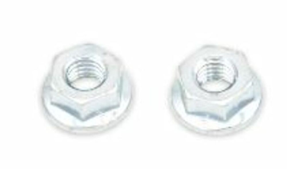 SP 1061524 BOLT Flanschmuttern Stahl M6x1mm Schlüsselweite 10mm 10Stück  passend fuer KAWASAKI NINJA ZX-6 R Silber