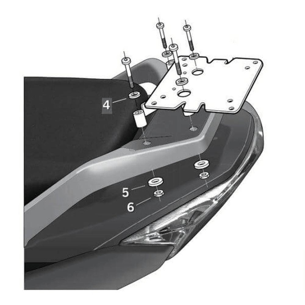 SP 1062234 SHAD Top Master Montagesatz - Daelim  passend fuer DAELIM S3 125