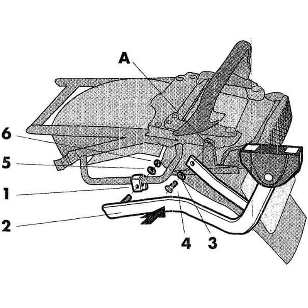 SP 1062363 SHAD Top Master Montagesatz - Honda  passend fuer HONDA CB 500