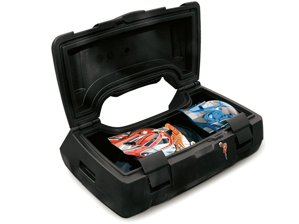 SP 1062573 SHAD ATV80 Topcase schwarz 15kg 80L  passend fuer HONDA TRX 420 FOURTRAX RANCHER Schwarz