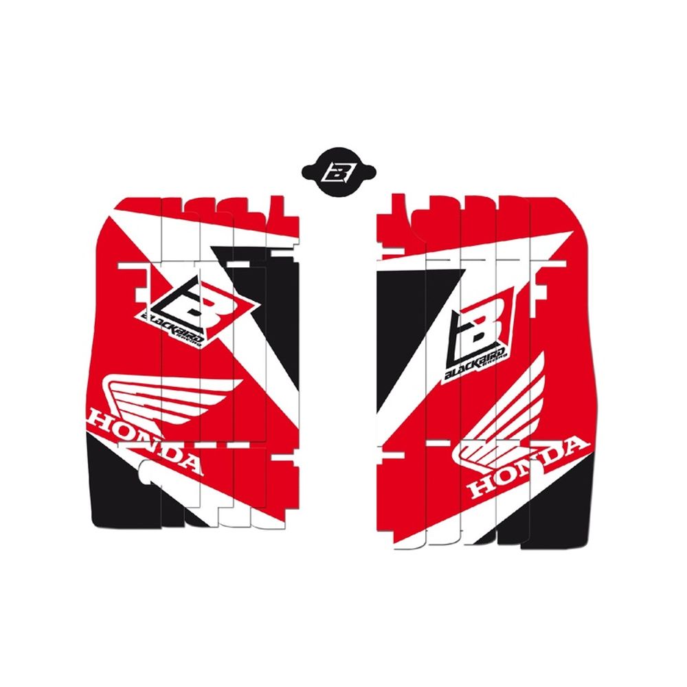 SP 1062955 KÜHLERSCHUTZ-DEKO-KIT FÜR HONDA CRF 250 04-09 CRF450 09-10  passend fuer HONDA CRF 250 R Rot