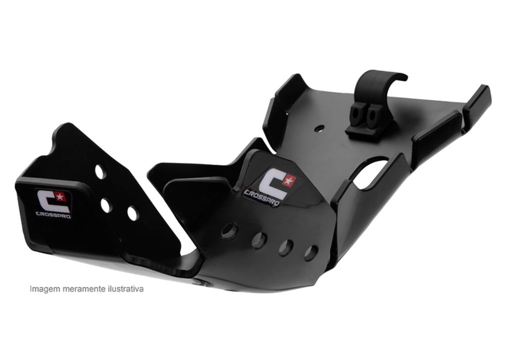 SP 1063425 CROSS-PRO Enduro Unterfahrschutz - HDPE 6 mm Yamaha YZ250  passend fuer YAMAHA YZ 250 Schwarz