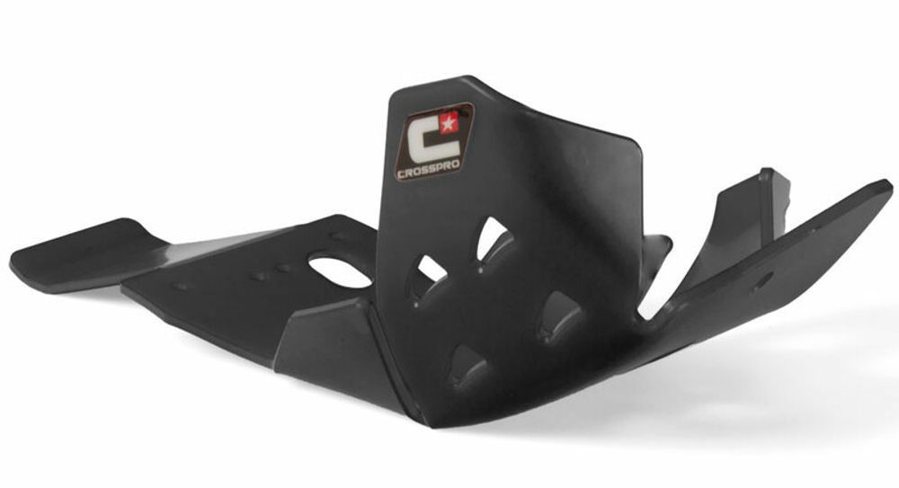 SP 1063450 CROSS-PRO Enduro/GP Unterfahrschutz - HDPE TM 250/300  passend fuer TM RACING EN 300 F Schwarz