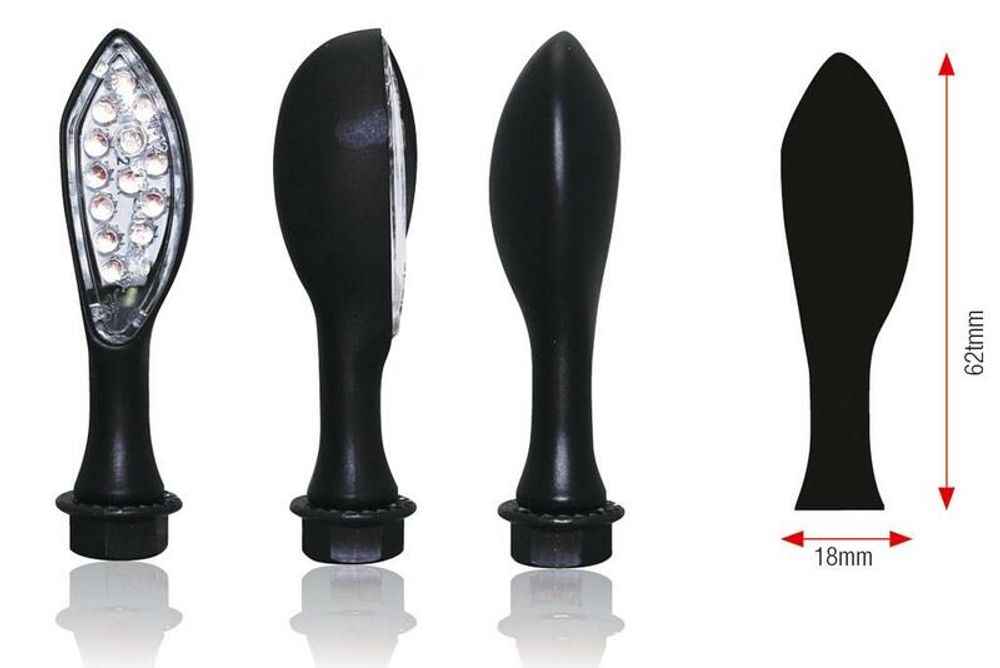 SP 1064268 Blinker CAPS aus Metall  passend fuer   Schwarz