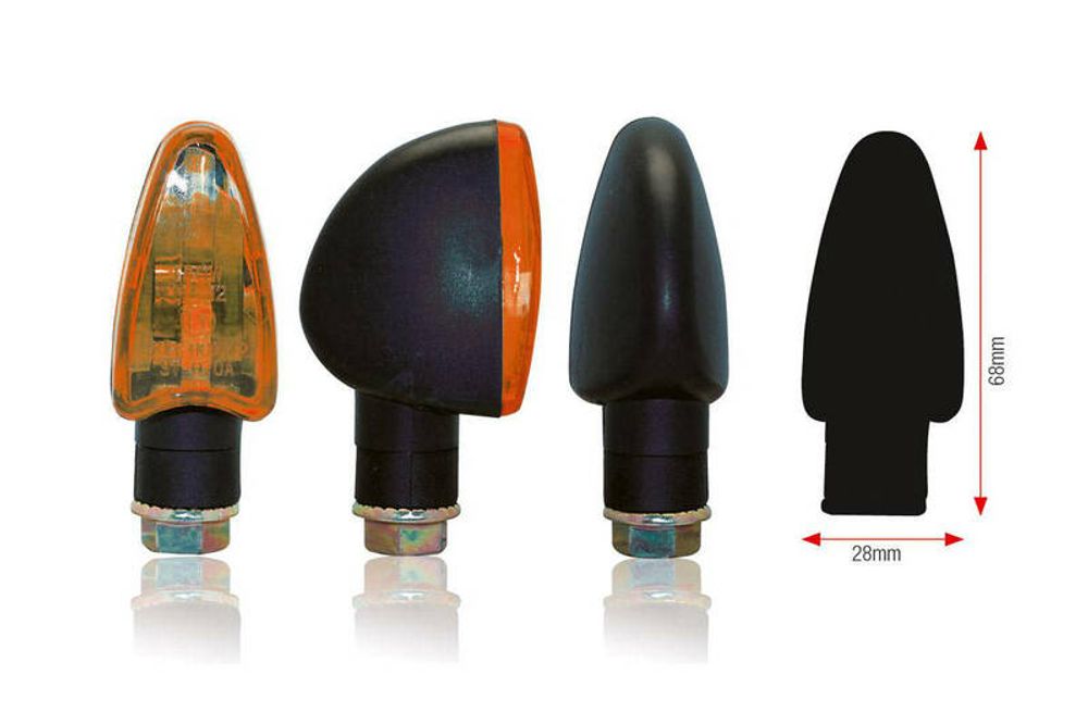 SP 1066943 Blinker TRIANGLE mit Glühbirne  passend fuer   Schwarz