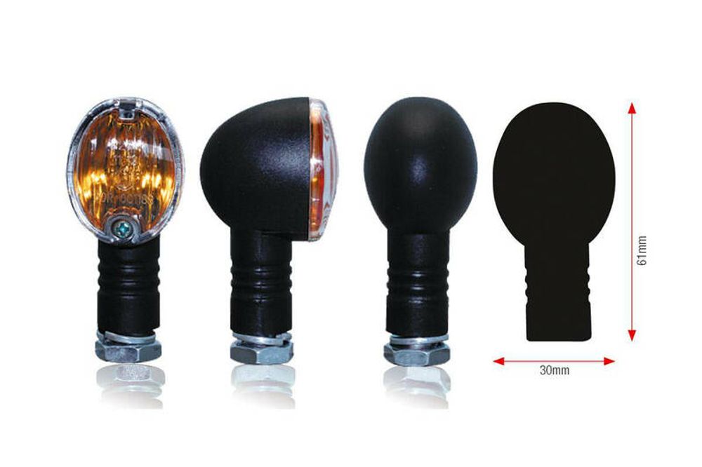 SP 1066945 Blinker BASIC mit Glühbirne, transparent  passend fuer   Schwarz