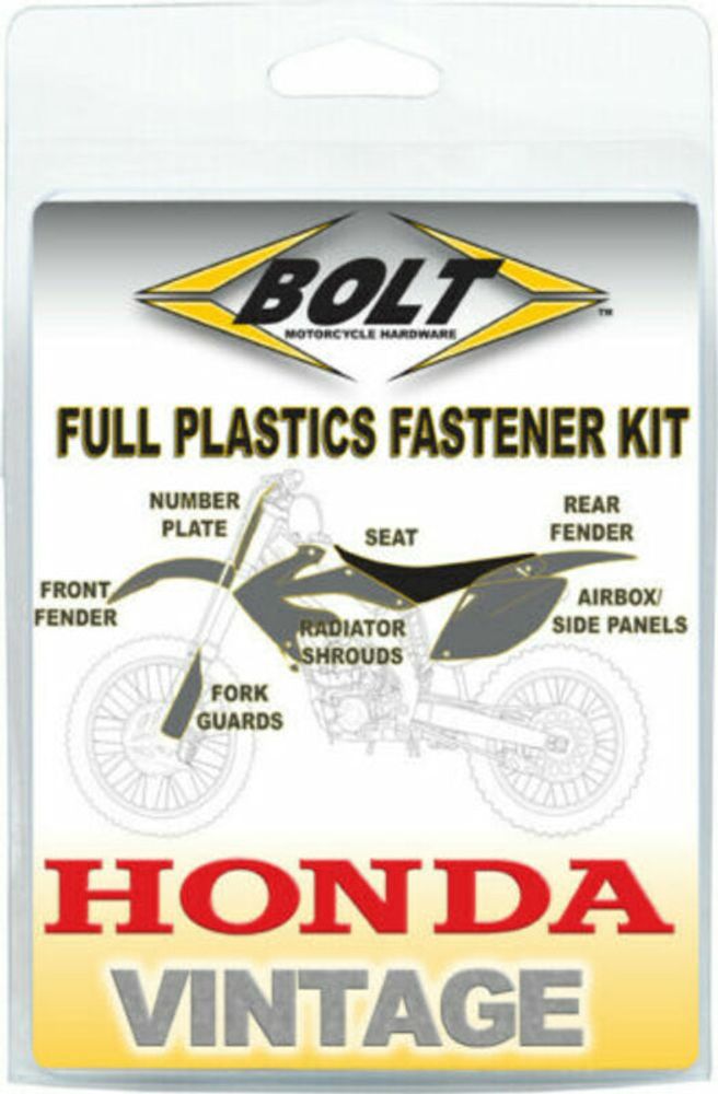 SP 1073635 BOLT Kunststoff-Schraubensatz Honda CR125R  passend fuer HONDA CR 250 R Inox