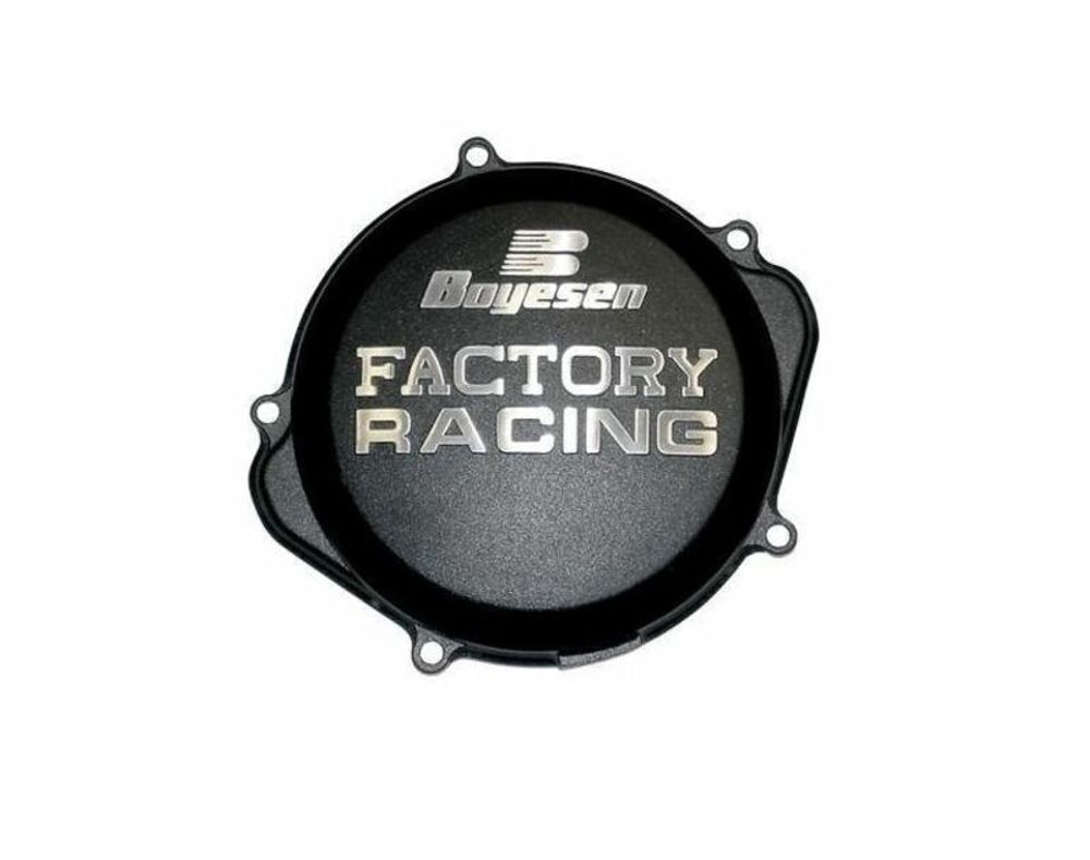 SP 1073666 BOYESEN Factory Racing Kupplungsdeckel schwarz KTM EXC125/200  passend fuer KTM 125 EXC Schwarz