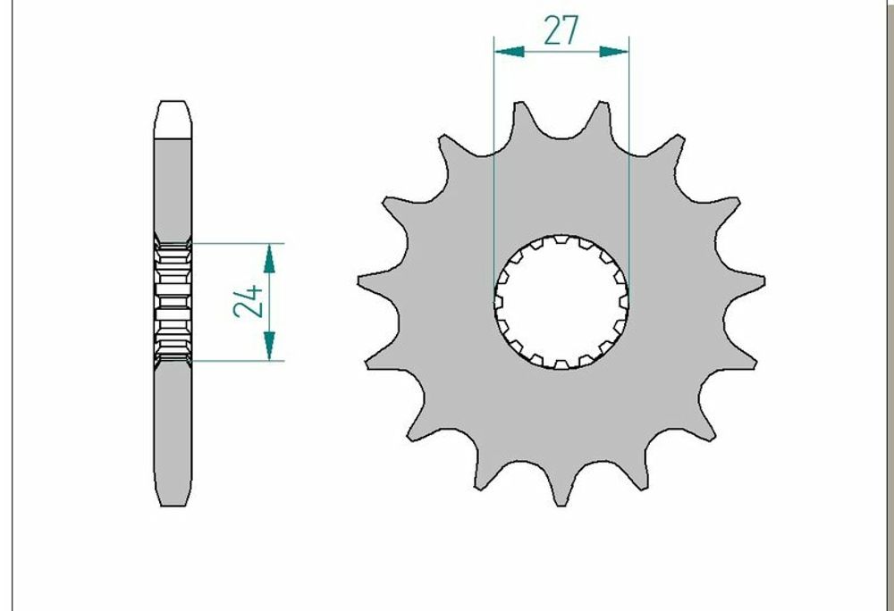 SP 1076098004 AFAM Standard Stahlritzel vorne 22900 - 530    passend fuer SUZUKI GSX-R 1000
