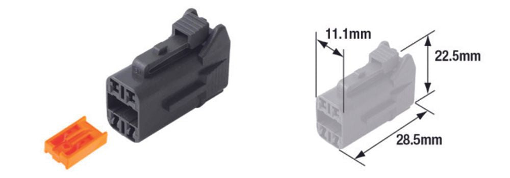 SP 1078190 TOURMAX Steckverbinder männlich wasserdicht Typ 060 (FRM)  passend fuer