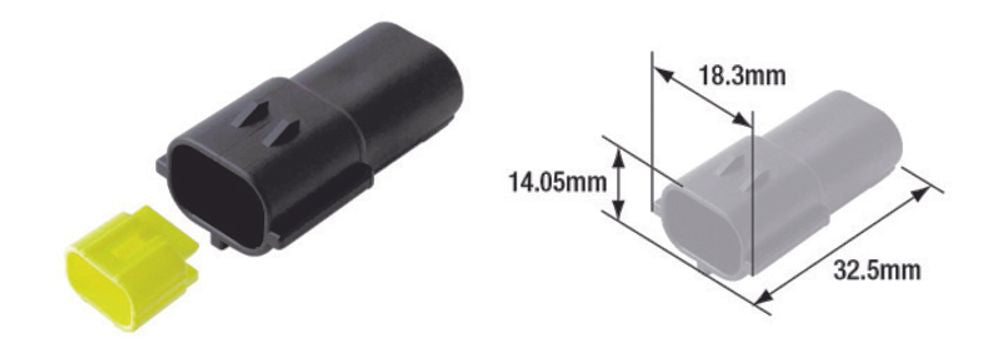 SP 1078198 TOURMAX Steckverbinder männlich wasserdicht Typ 070 (FRA)  passend fuer