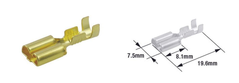 SP 1078241 TOURMAX Quetschverbinder weiblich Typ 250  passend fuer