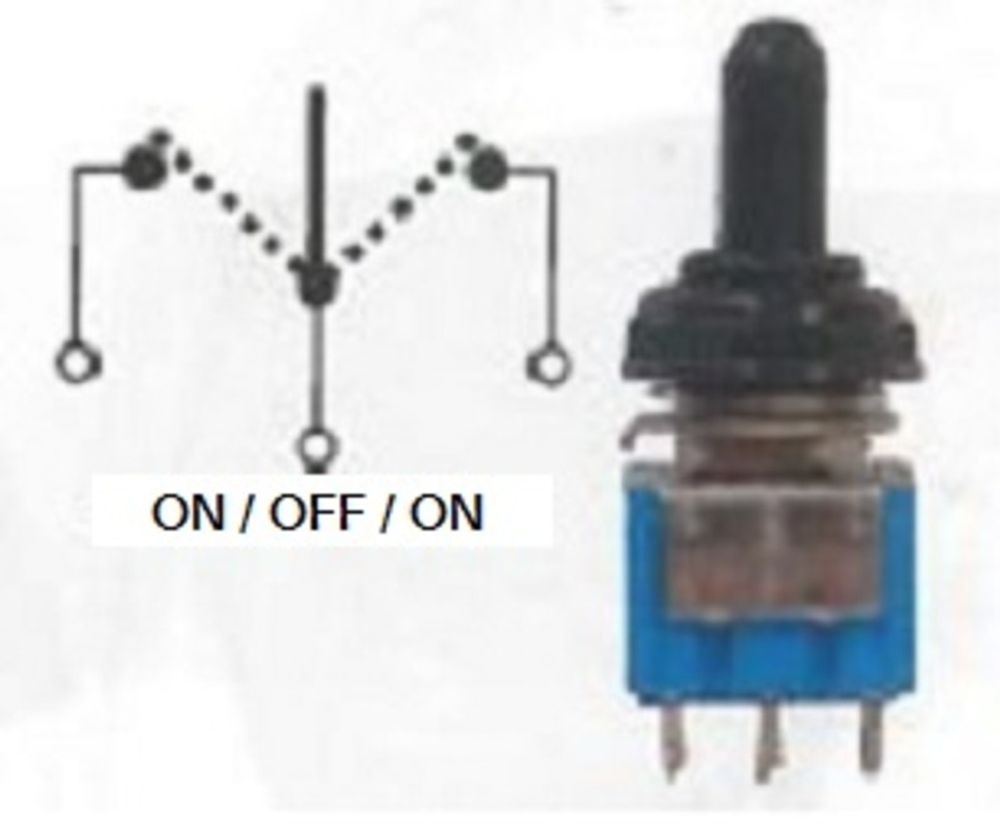 SP 1079849 BIHR Kippschalter wasserdicht Ø 6 mm  passend fuer