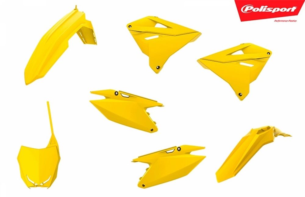 SP 1086120004 POLISPORT Plastik Kit OEM Color Suzuki  passend fuer SUZUKI RM 250 Gelb