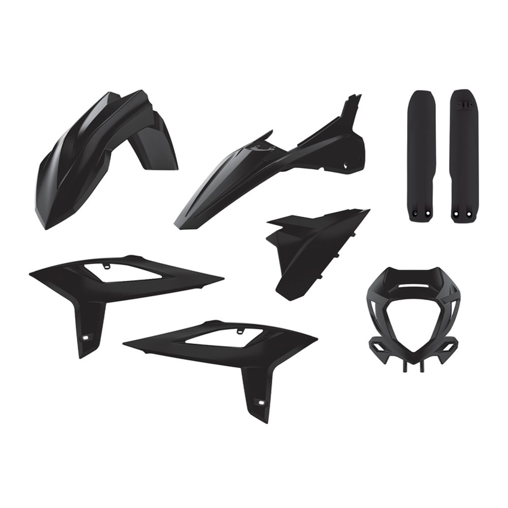 SP 1086135002 POLISPORT Plastic Kit White  passend fuer BETA RR 300 2T Schwarz