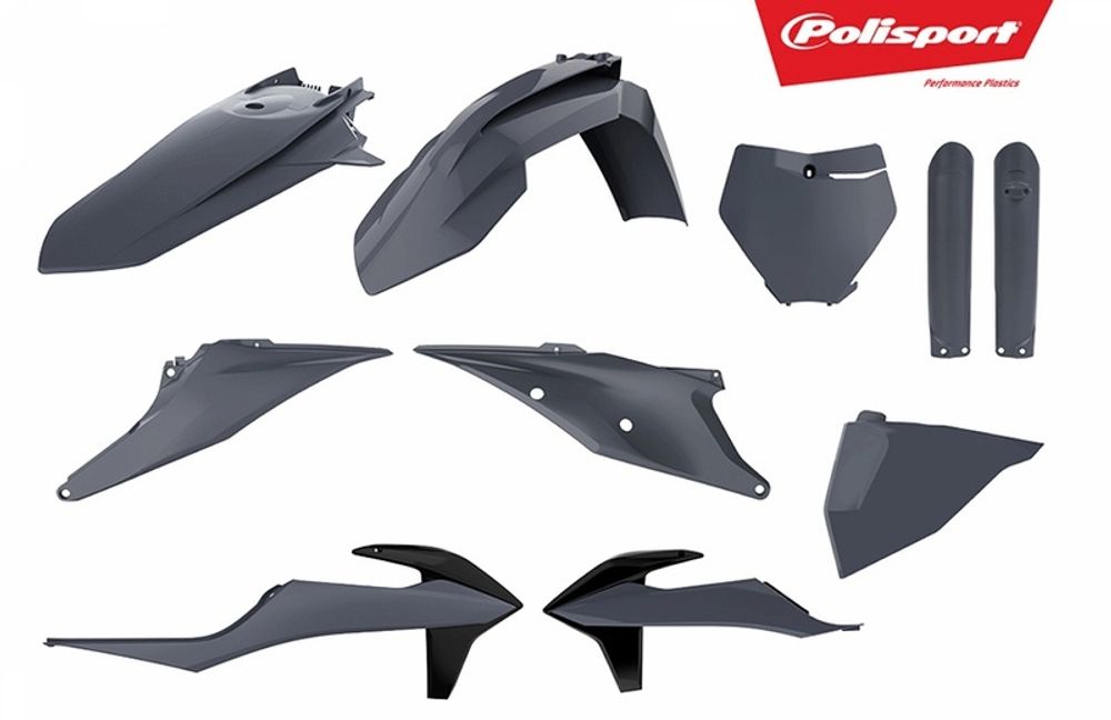SP 1086174005 POLISPORT Plastik-Kits Nardo-grau KTM SX/SX-F  passend fuer KTM 350 SX-F Grau