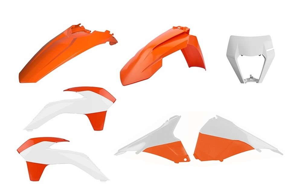 SP 1086179001 POLISPORT Enduro Plastik-Kit Restyle Originalfarbe KTM EXC/EXC-F  passend fuer KTM 250 EXC-F OEM
