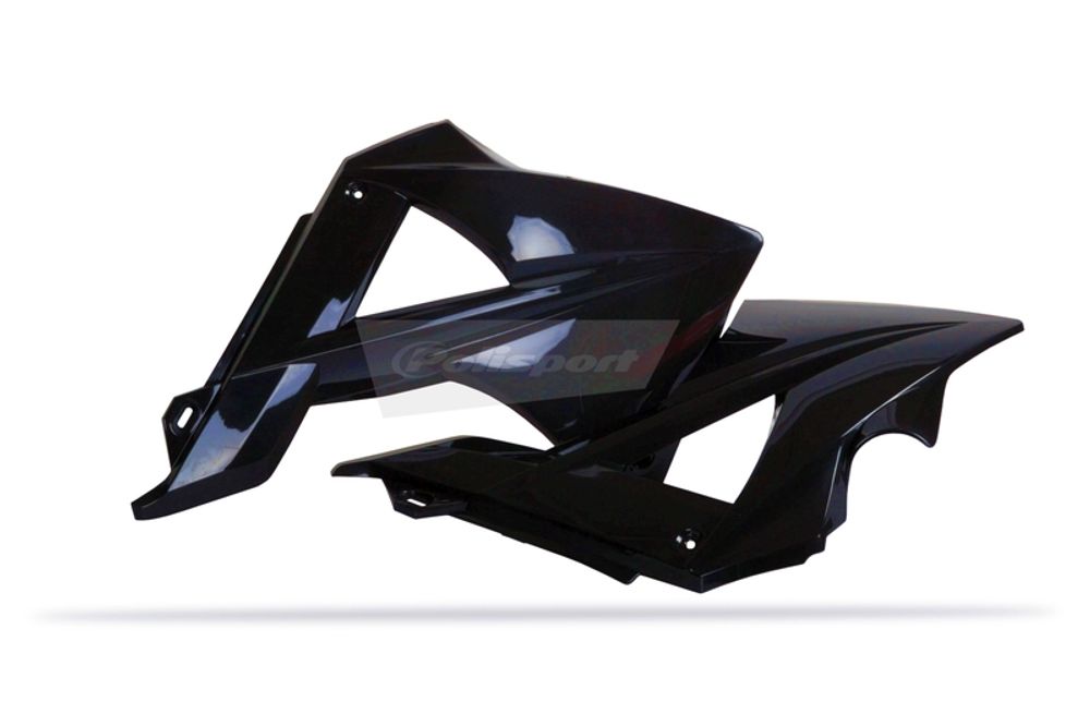 SP 1086278001 POLISPORT Kühlerspoiler seitlich EC/EC-E 10-11 Schwarz  passend fuer GAS GAS EC 125 Schwarz