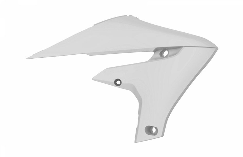 SP 1086285005 POLISPORT Kühlerspoiler seitlich Weiß Yamaha YZ450F  passend fuer YAMAHA YZ 450 F Weiss