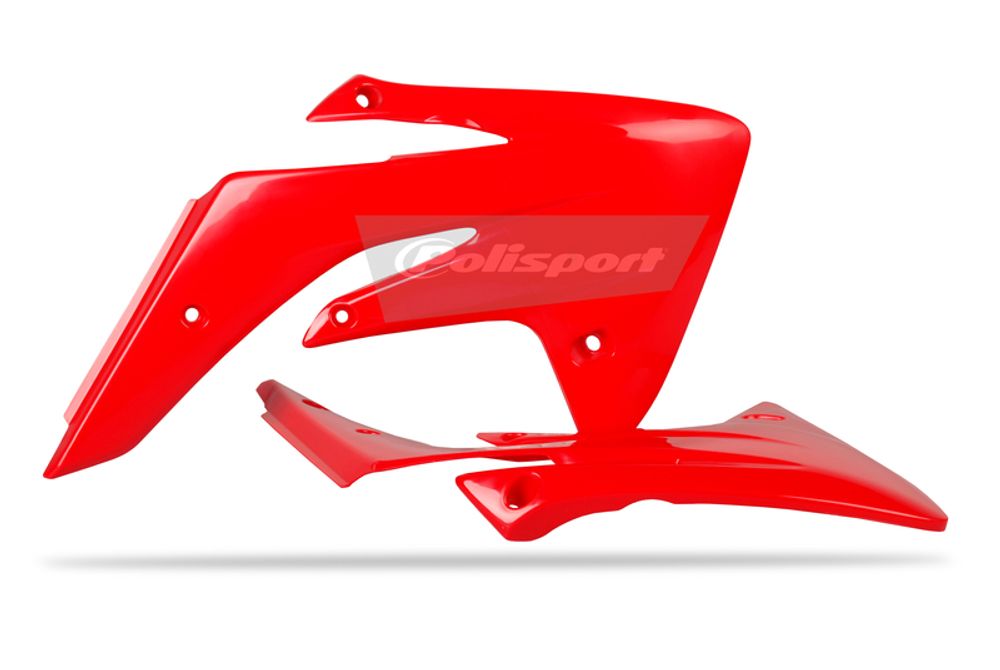 SP 1086291001 POLISPORT Kühlerspoiler seitlich Rot Honda CRF110F  passend fuer HONDA CRF 110 F Rot
