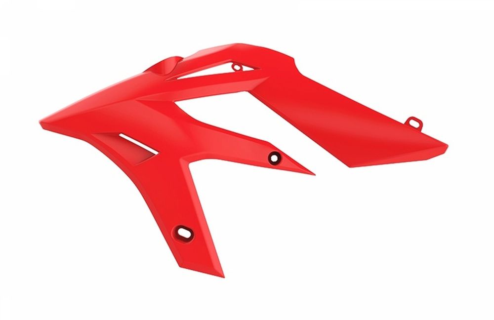 SP 1086311001 POLISPORT Kühlerspoiler seitlich Rot Beta Xtrainer  passend fuer BETA XTRAINER 250 2T Rot