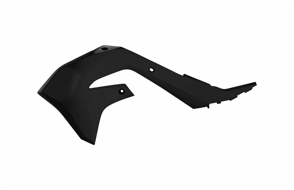 SP 1086331003 POLISPORT Kühlerspoiler seitlich Schwarz Kawasaki KX450  passend fuer KAWASAKI KX 250 Schwarz