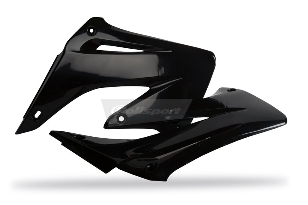 SP 1086347001 POLISPORT Kühlerspoiler seitlich CR125-250 02-07 Schwarz  passend fuer HONDA CR 125 R Schwarz