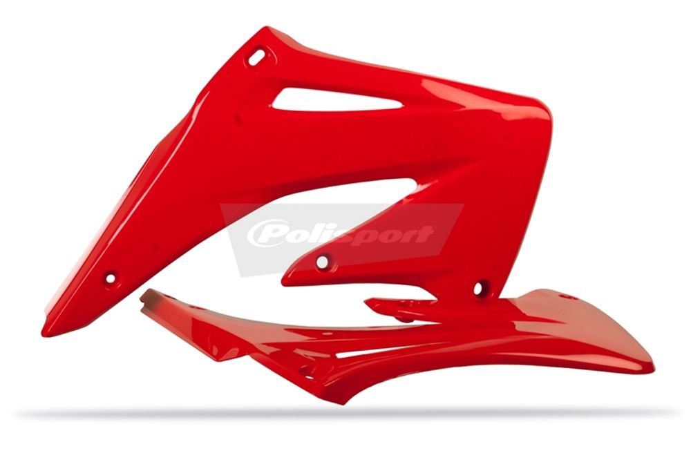 SP 1086353001 POLISPORT Kühlerspoiler seitlich CRF450R 02-04 Rot CR04  passend fuer HONDA CRF 450 R Rot