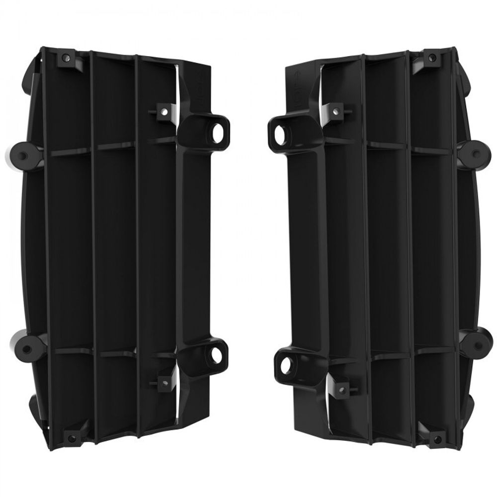 SP 1086439002 Kühlerabdeckung POLISPORT Originalfarbe  passend fuer HUSQVARNA FC 450 Schwarz
