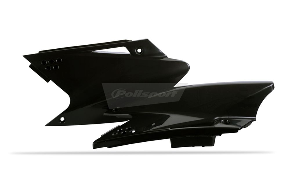 SP 1086601001 POLISPORT Seitenverkleidungen  passend fuer KAWASAKI KX 250 F Schwarz