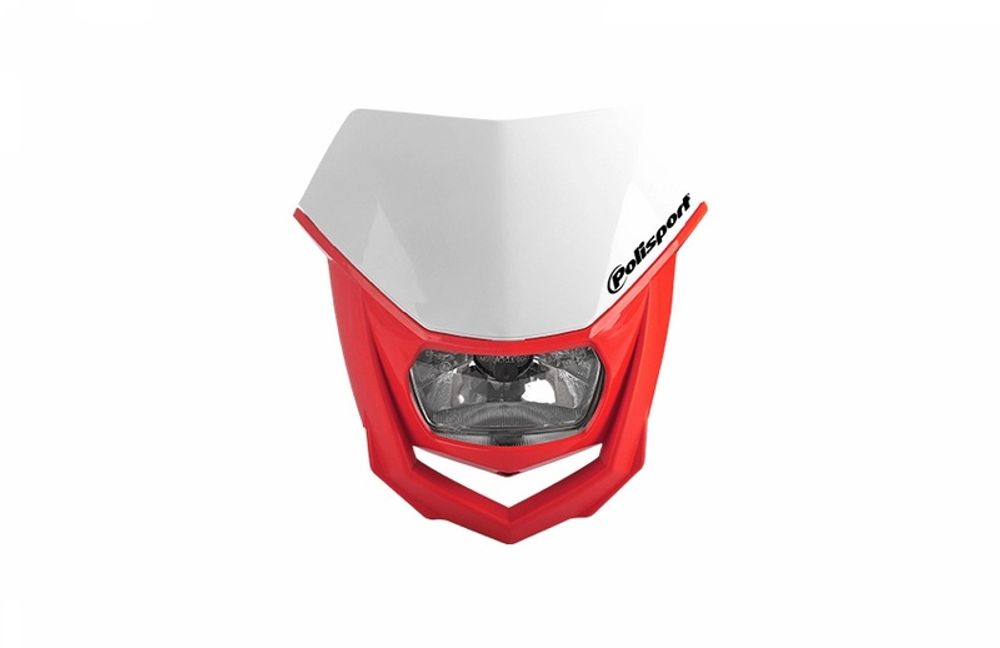 SP 1086628009 POLISPORT Halo Headlight Red/White  passend fuer HONDA CRF 450 R Rot