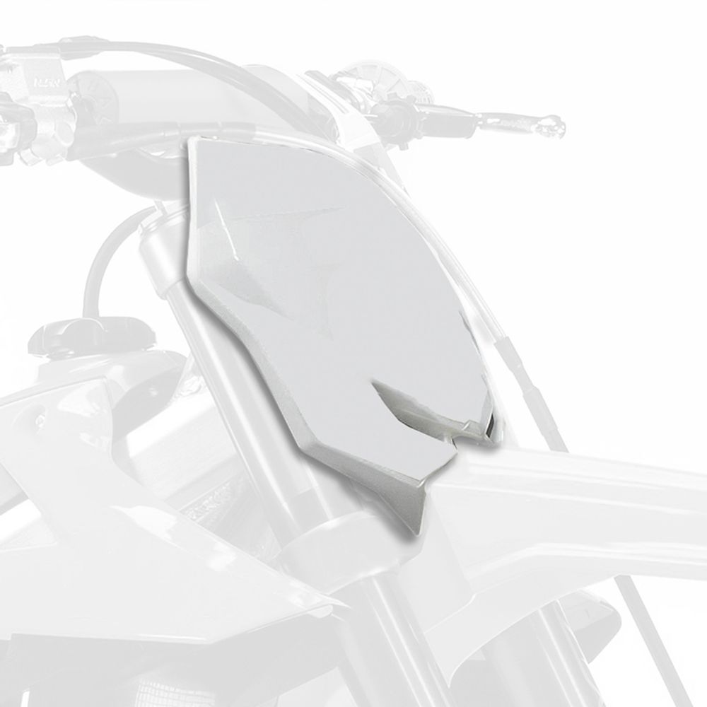 SP 1086660002 POLISPORT Nummerntafel vorne weiß Suzuki RM-Z450  passend fuer SUZUKI RM-Z 450 Weiss