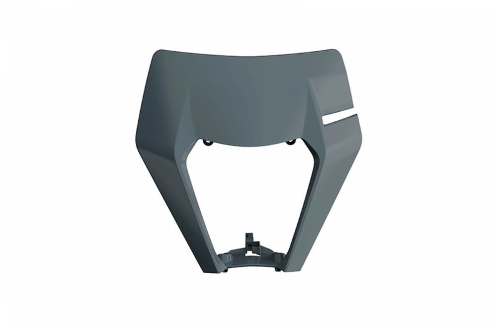 SP 1086666003 POLISPORT Lampenmaske Nardo-grau KTM  passend fuer KTM 500 EXC-F Grau