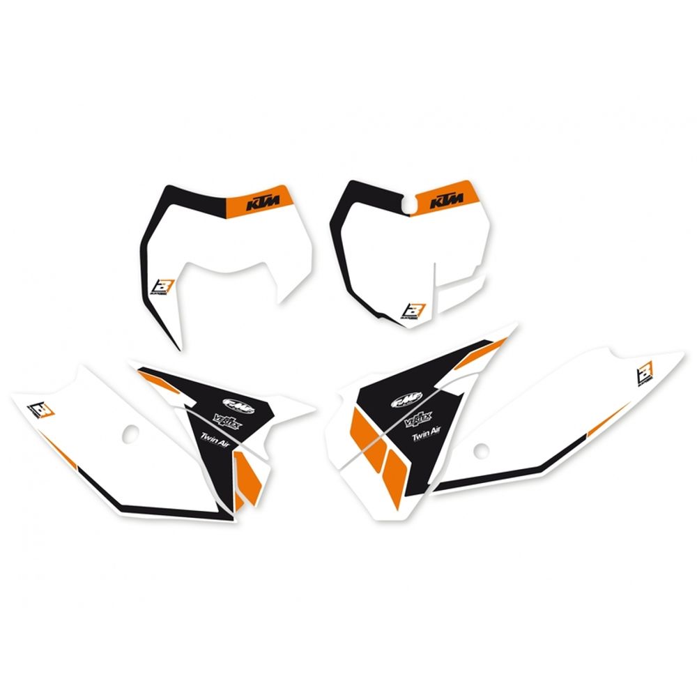 SP 1091254 BLACKBIRD Grafik-Schild-Aufkleber KTM  passend fuer KTM 250 EXC Orange