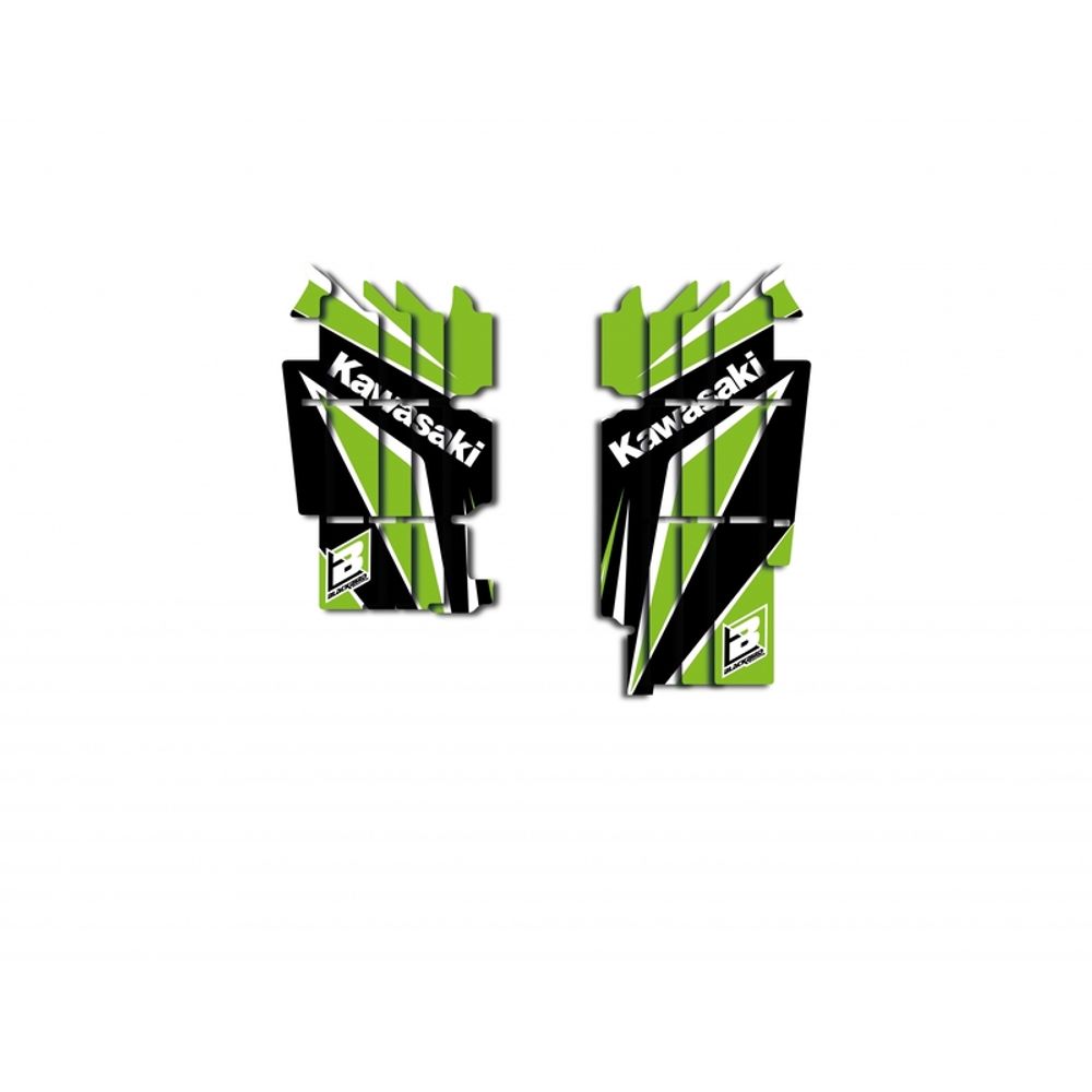 SP 1091338 BLACKBIRD Dream Graphic 4 Kühlerlamellen Grafik-Kit Kawasaki KXF  passend fuer KAWASAKI KX 250