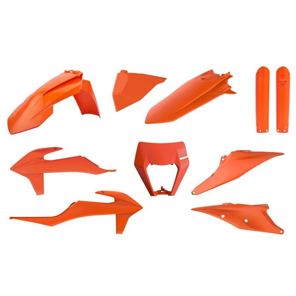 SP 1092570 POLISPORT Plastic Kit Orange KTM  passend fuer KTM 300 XC Orange