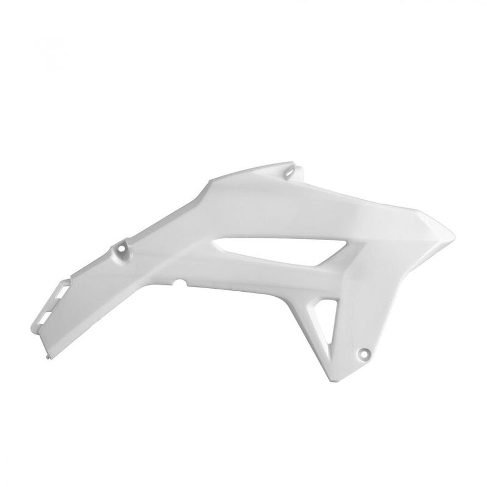 SP 1095741002 POLISPORT Kühlerspoiler seitlich Weiß Honda CRF450R  passend fuer HONDA CRF 450 R Weiss