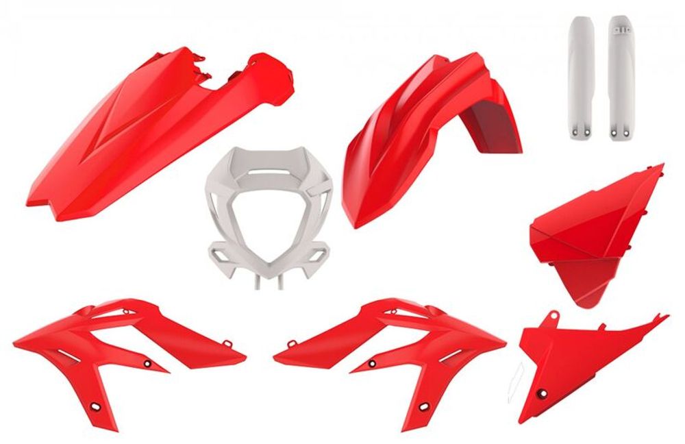SP 1096265001 POLISPORT Plastic Kit black Beta X-Trainer  passend fuer BETA XTRAINER 250 2T Rot & Weis