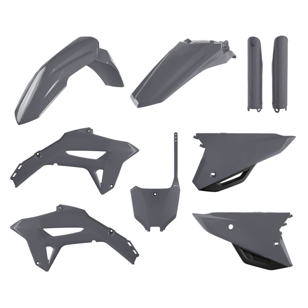 SP 1096266004 POLISPORT Plastic Kit Nardo Grey Honda CRF450R  passend fuer HONDA CRF 450 R Grau