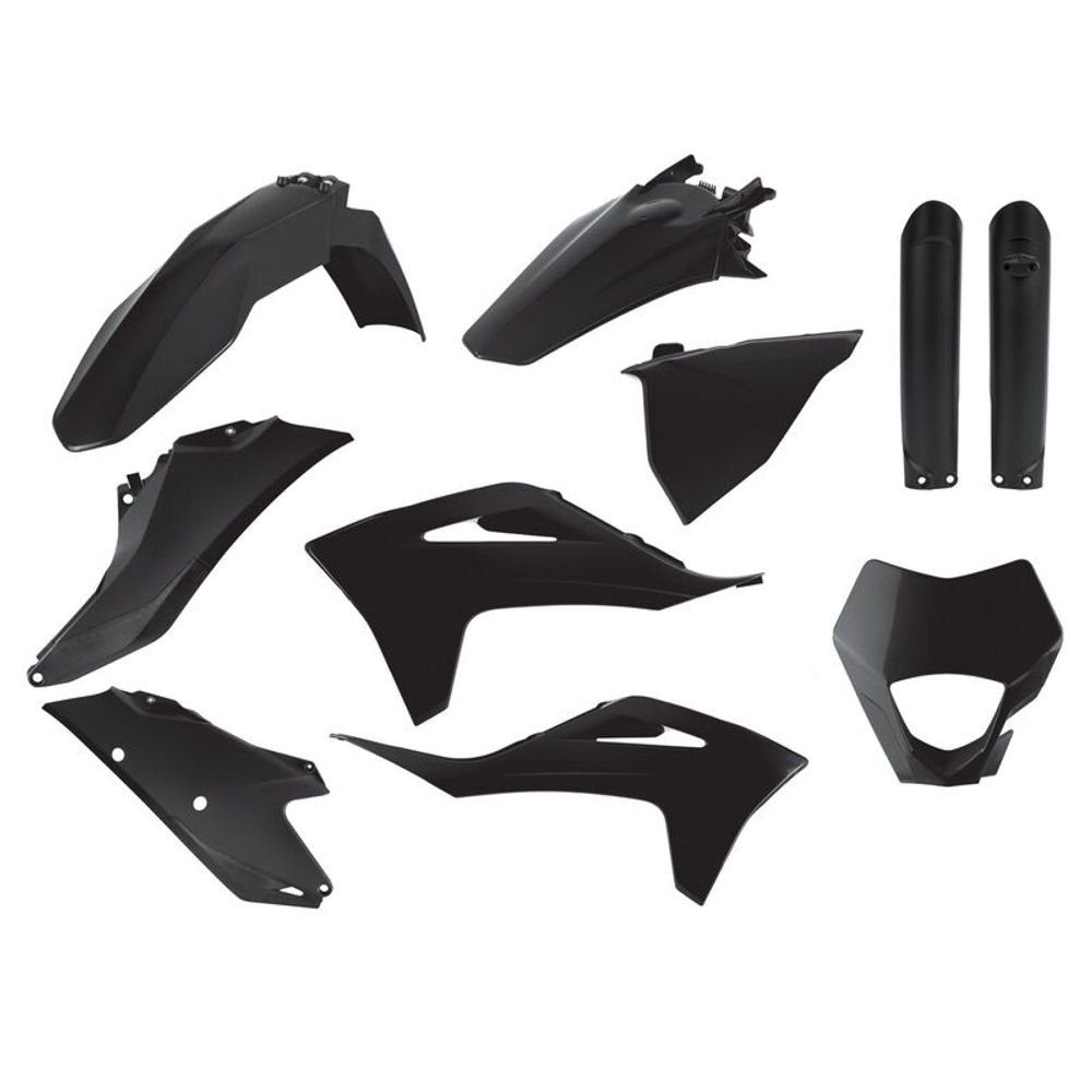 SP 1096267003 POLISPORT Plastic Kit Black Gas Gas EC  passend fuer GAS GAS EC 250 Schwarz
