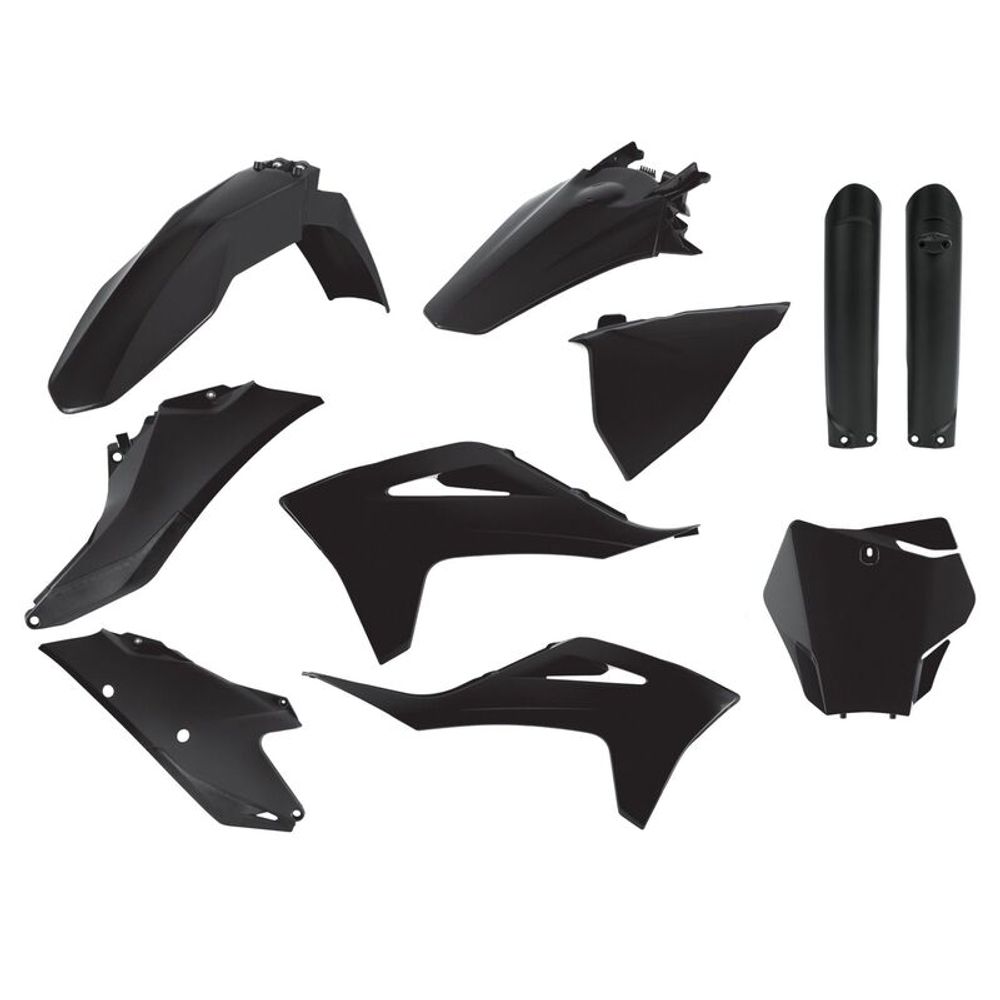 SP 1096268003 POLISPORT Plastic Kit black Gas Gas MC  passend fuer GAS GAS EC 250 F Schwarz