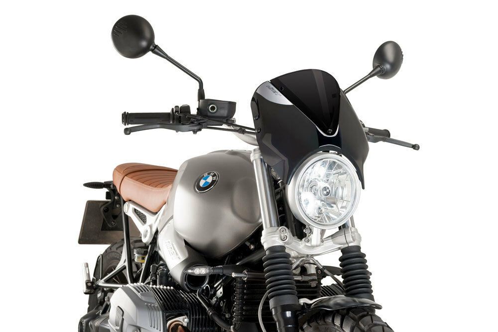 Puig 9338N Retrovision  Kompatibel/Ersatz für BMW R NINE T SCRAMBLER Schwarz