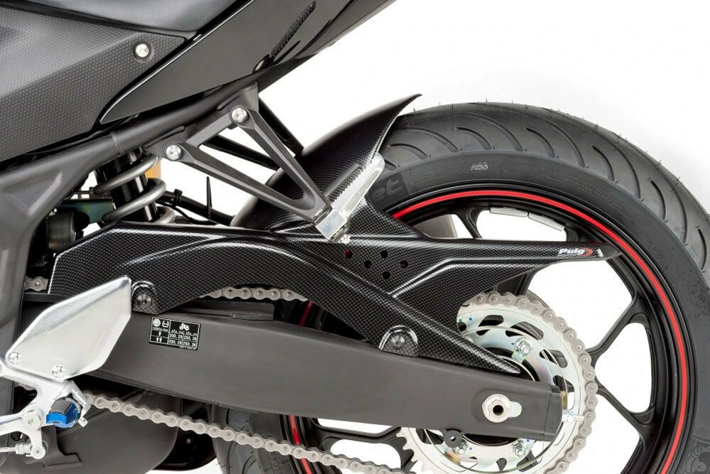 PUIG 8141C Hinterradabdeckungen   passend fuer YAMAHA YZF-R3 Carbon look
