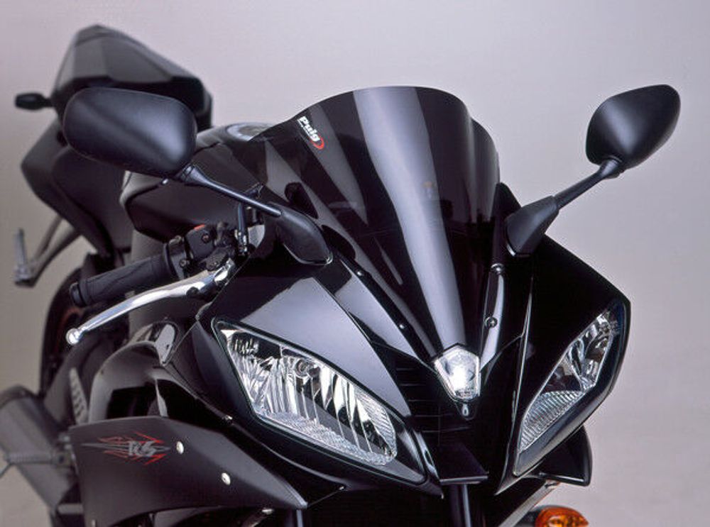 PUIG 4059N Racingscheibe  passend fuer YAMAHA YZF-R6 Schwarz