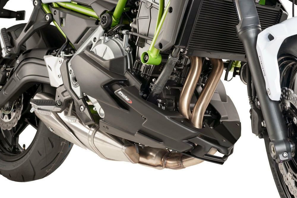 PUIG 9589J Unterer Deckschutz  passend fuer KAWASAKI Z650 Mattschwarz