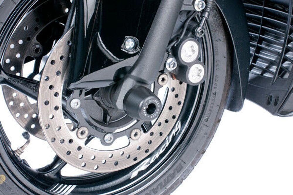 PUIG 5420N Sturzpads verfügbar für Yamanha FZ6/FZ6Fazer 04-08/FZ6Fazer S2 07-10 schwarz