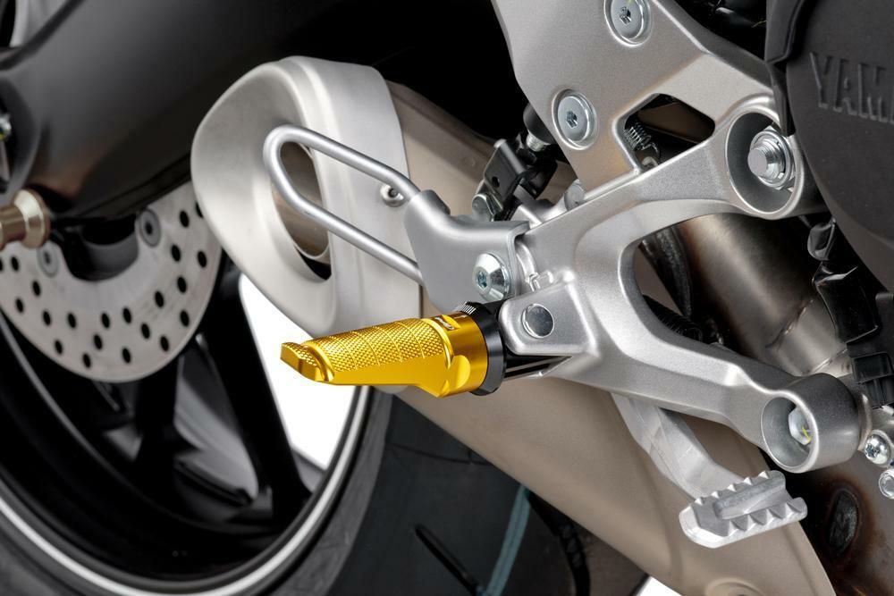 PUIG 6301O Racing Fußrasten  passend fuer YAMAHA T-MAX 560 TECH MAX Gold